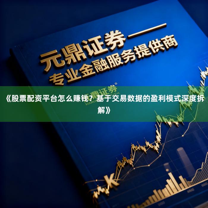 《股票配资平台怎么赚钱？基于交易数据的盈利模式深度拆解》