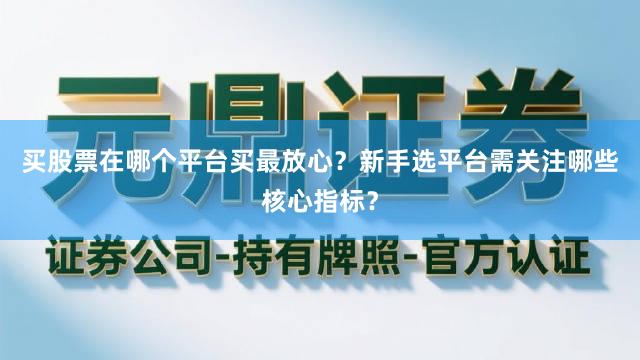 买股票在哪个平台买最放心？新手选平台需关注哪些核心指标？