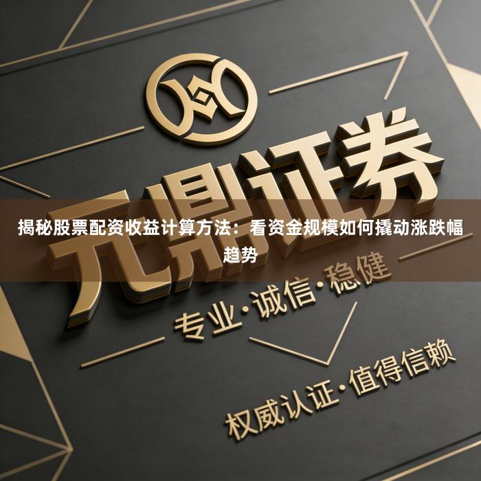 揭秘股票配资收益计算方法：看资金规模如何撬动涨跌幅趋势