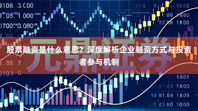 股票融资是什么意思？深度解析企业融资方式与投资者参与机制